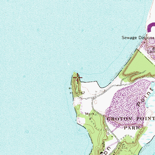 Topographic Map of Enochs Neck, NY