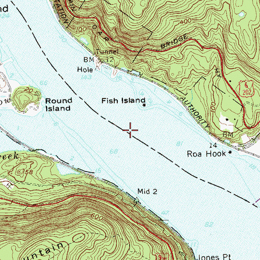 Topographic Map of The Race, NY