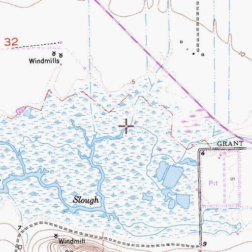 Topographic Map of Union Creek, CA