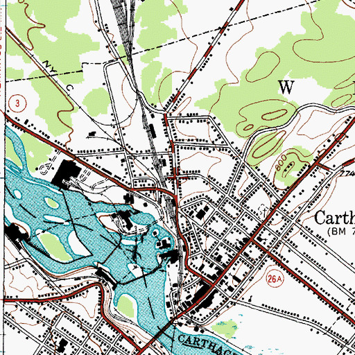 Topographic Map of New Covenant Church, NY