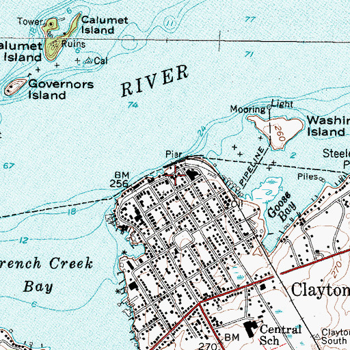 Topographic Map of Herald House, NY