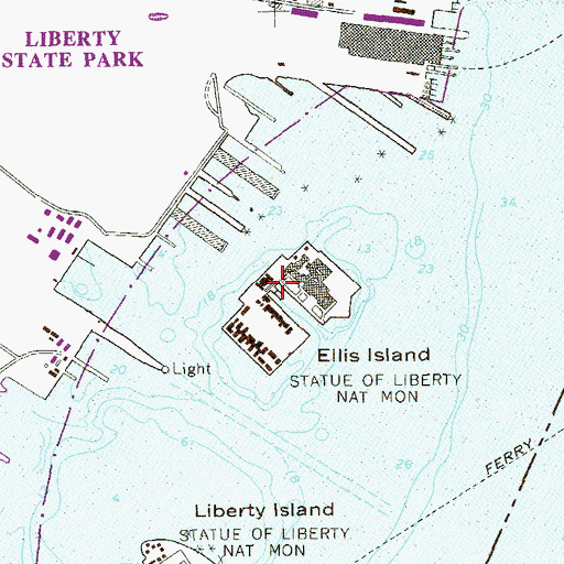 Topographic Map of Ferry Building, NY