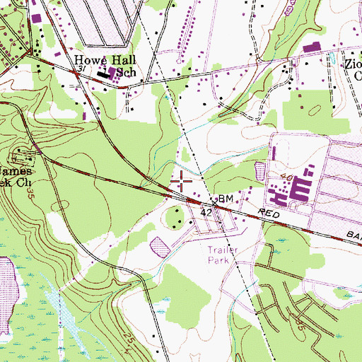 Topographic Map of Goose Creek Rural Fire Department, SC