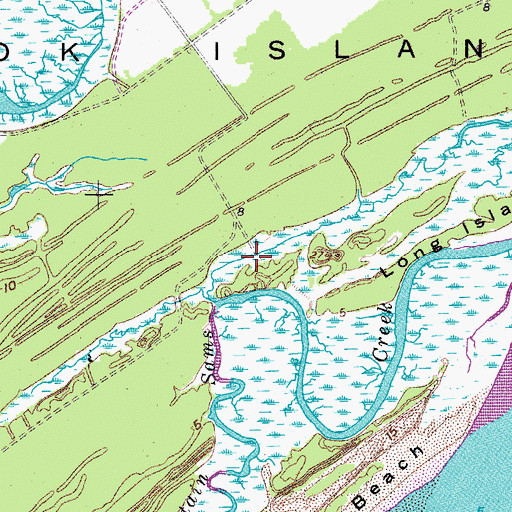 Topographic Map of Saint Johns Fire Department Station 2, SC