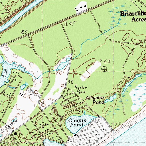 Topographic Map of Horry County Fire Department Station 7, SC