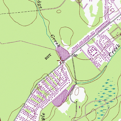 Topographic Map of Old Fort Fire Department Station 1, SC