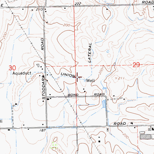 Topographic Map of Union Lateral, CA