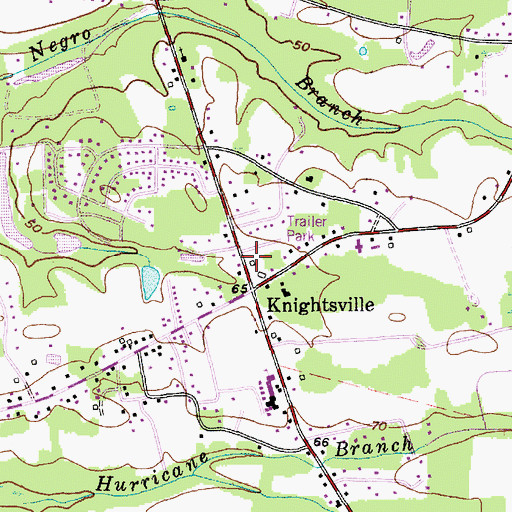 Topographic Map of Old Fort Fire Department Number 4, SC