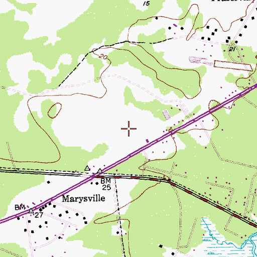 Topographic Map of Midway Fire Department Station 82, SC