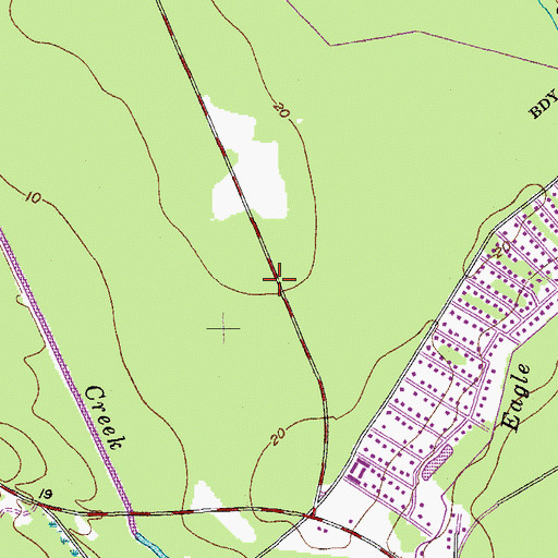 Topographic Map of Summerville Fire Department Station 3, SC