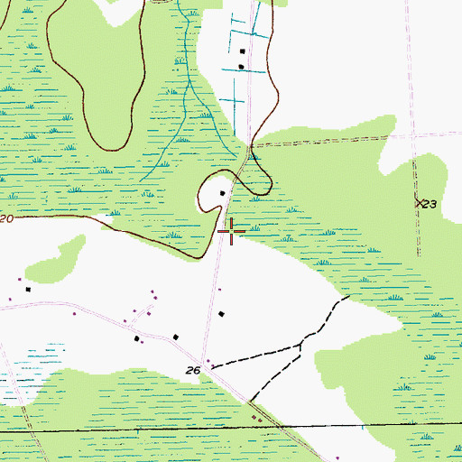 Topographic Map of Horry County Fire Department Scipio, SC