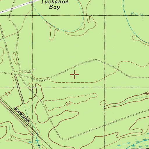 Topographic Map of Horry County Fire Department Carolina Forest, SC