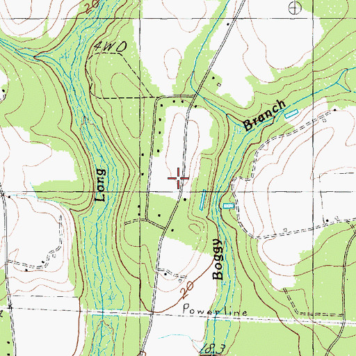 Topographic Map of Windy Hill Fire Department Station 5, SC