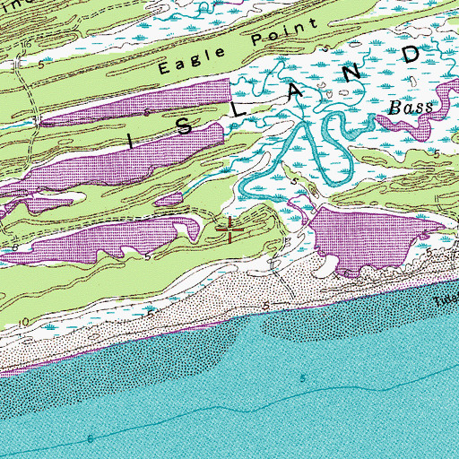 Topographic Map of Saint Johns Fire Department Station 6, SC