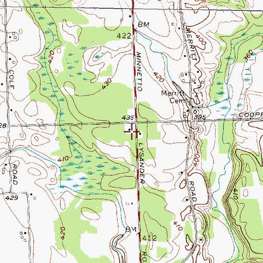 Topographic Map of School Number 6 (historical), NY