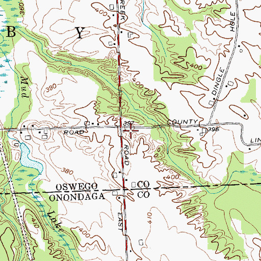 Topographic Map of School Number 10 (historical), NY