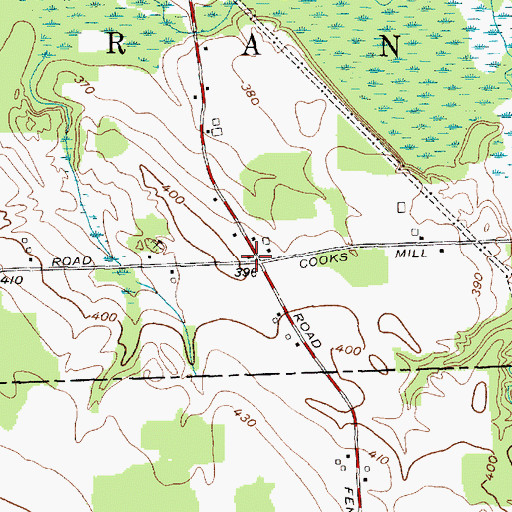 Topographic Map of School Number 11 (historical), NY
