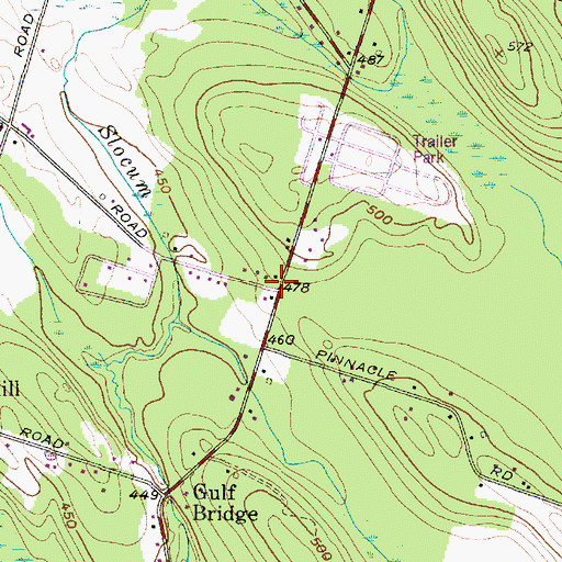 Topographic Map of School Number 4 (historical), NY