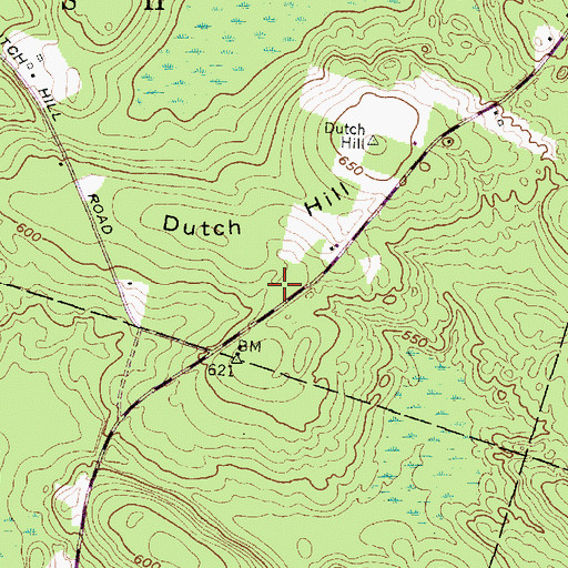 Topographic Map of School Number 12 (historical), NY