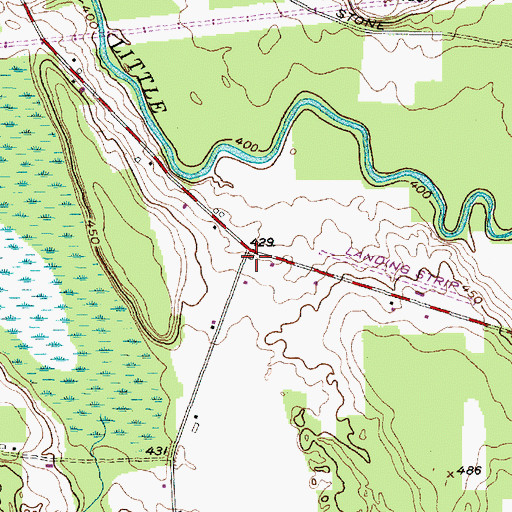 Topographic Map of School Number 9 (historical), NY