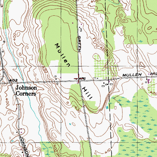 Topographic Map of School Number 3 (historical), NY