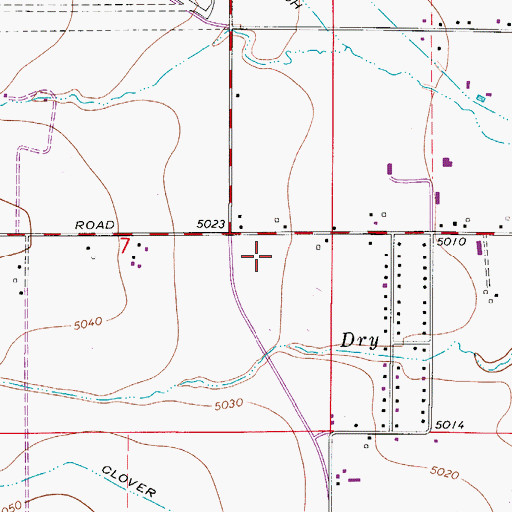 Topographic Map of Longmont Fire Department Station 5, CO