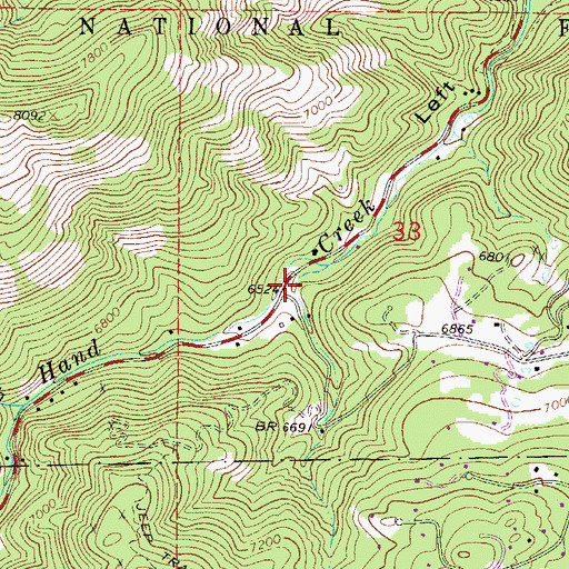 Topographic Map of Lefthand Fire Protection District Station 3, CO