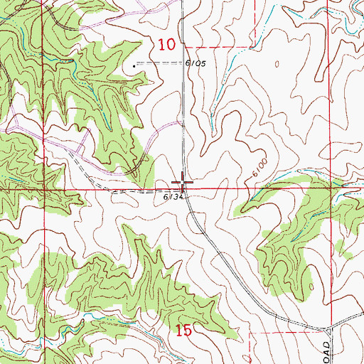 Topographic Map of North Central Fire Protection District, CO