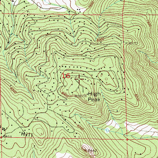Topographic Map of Inter - Canyon Fire Protection District Station 5, CO