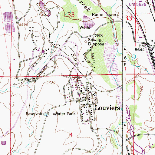 Topographic Map of South Metro Fire Rescue Station 41 (historical), CO