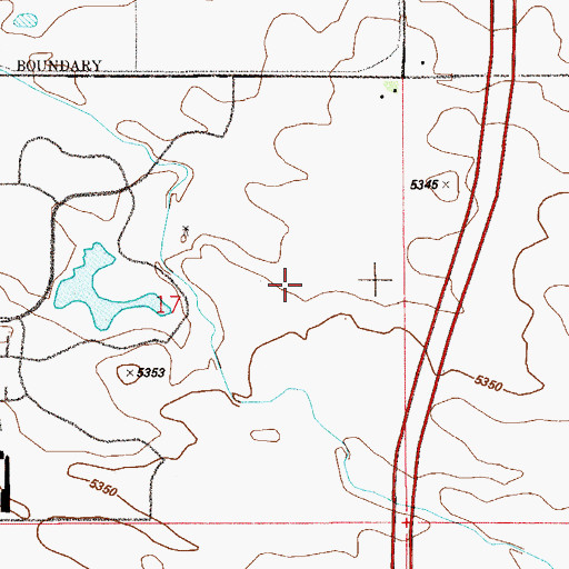 Topographic Map of Denver Fire Department Station 2, CO