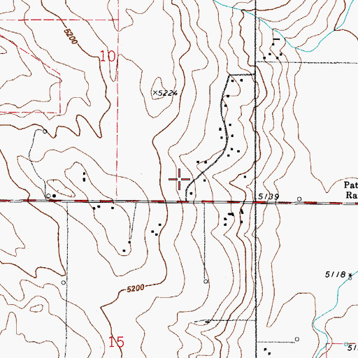 Topographic Map of Greater Brighton Fire Protection District Station 54, CO