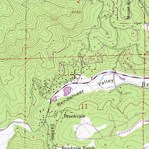 Topographic Map of Evergreen Fire / Rescue Station 5, CO