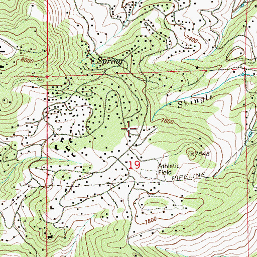 Topographic Map of Genesee Fire and Rescue, CO