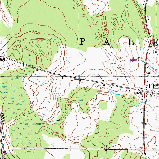 Topographic Map of School Number 10 (historical), NY