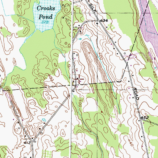 Topographic Map of School Number 11 (historical), NY