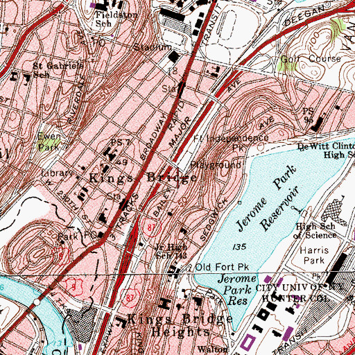 Topographic Map of Conrad Grauer Field, NY