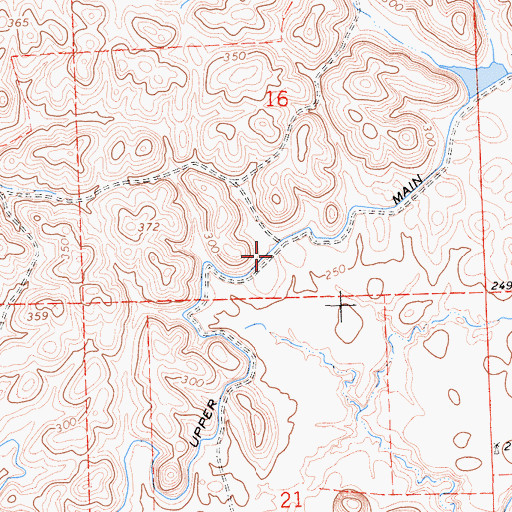 Topographic Map of Upper Main Canal, CA
