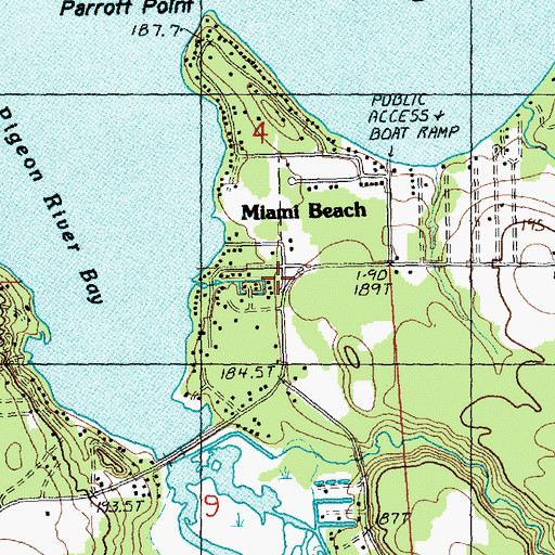 Topographic Map of Koehler Post Office (historical), MI