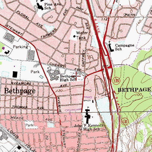 Topographic Map of Howie Vogts Field, NY