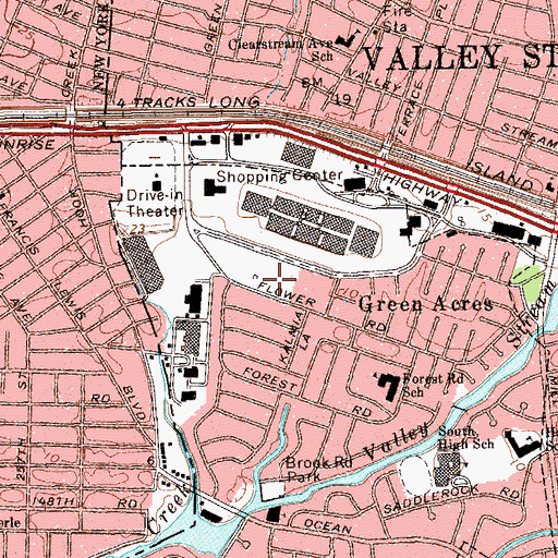 Topographic Map of Curtiss Wright Airport (historical), NY