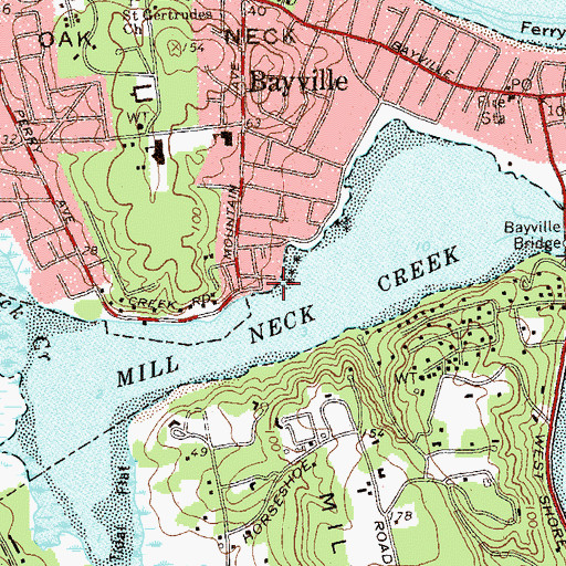 Topographic Map of Cyrus Point, NY