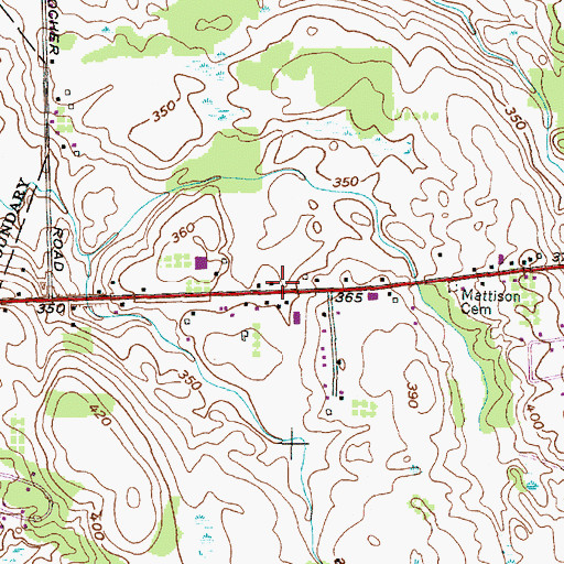 Topographic Map of School Number 4 (historical), NY