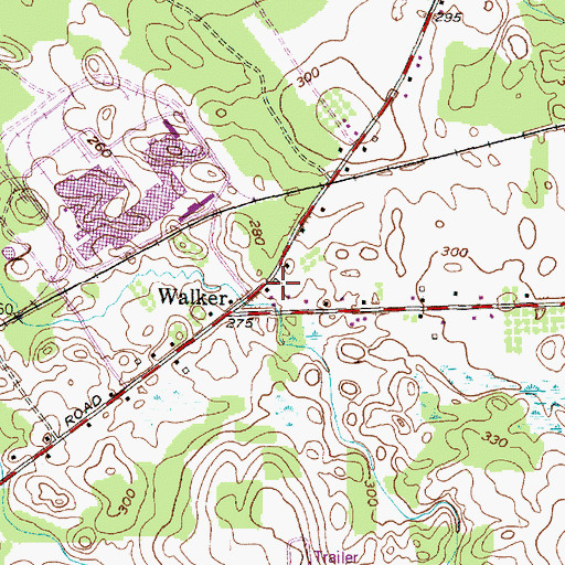 Topographic Map of School Number 12 (historical), NY
