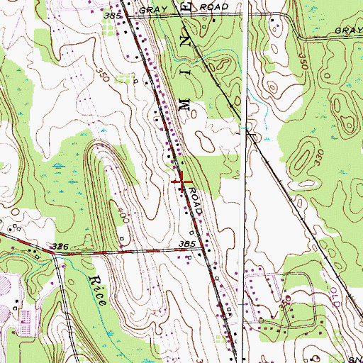 Topographic Map of School Number 5 (historical), NY