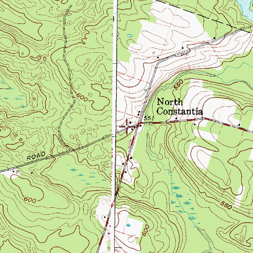 Topographic Map of School Number 12 (historical), NY