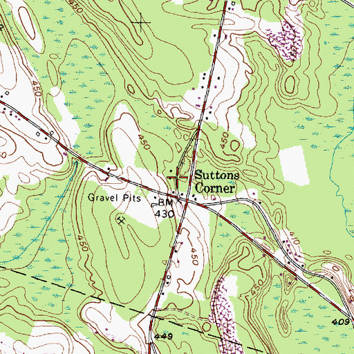Topographic Map of School Number 3 (historical), NY