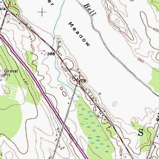 Topographic Map of School Number 4 (historical), NY