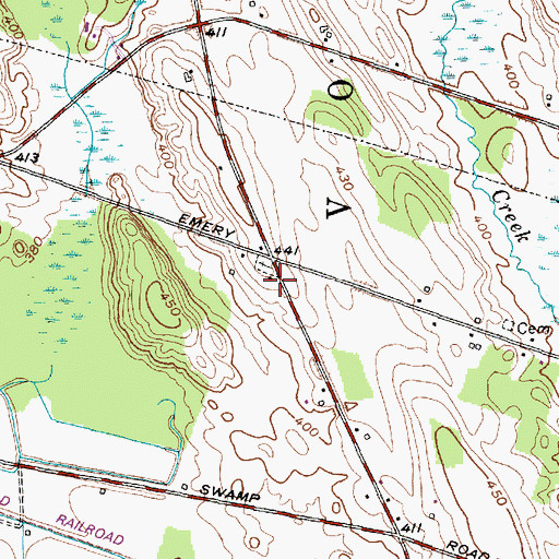 Topographic Map of School Number 4 (historical), NY