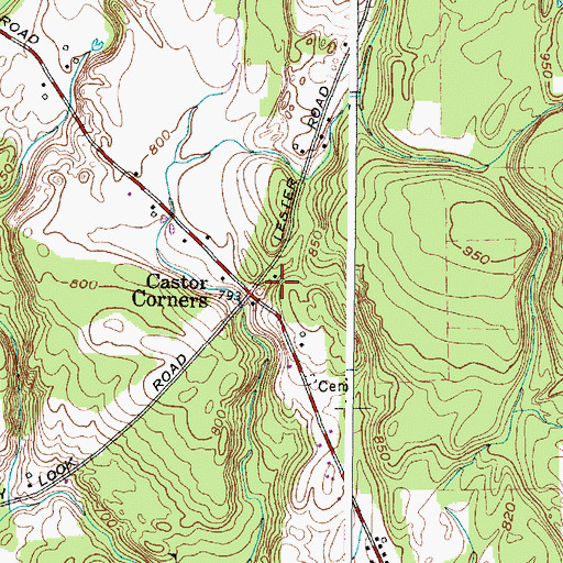 Topographic Map of School Number 2 (historical), NY